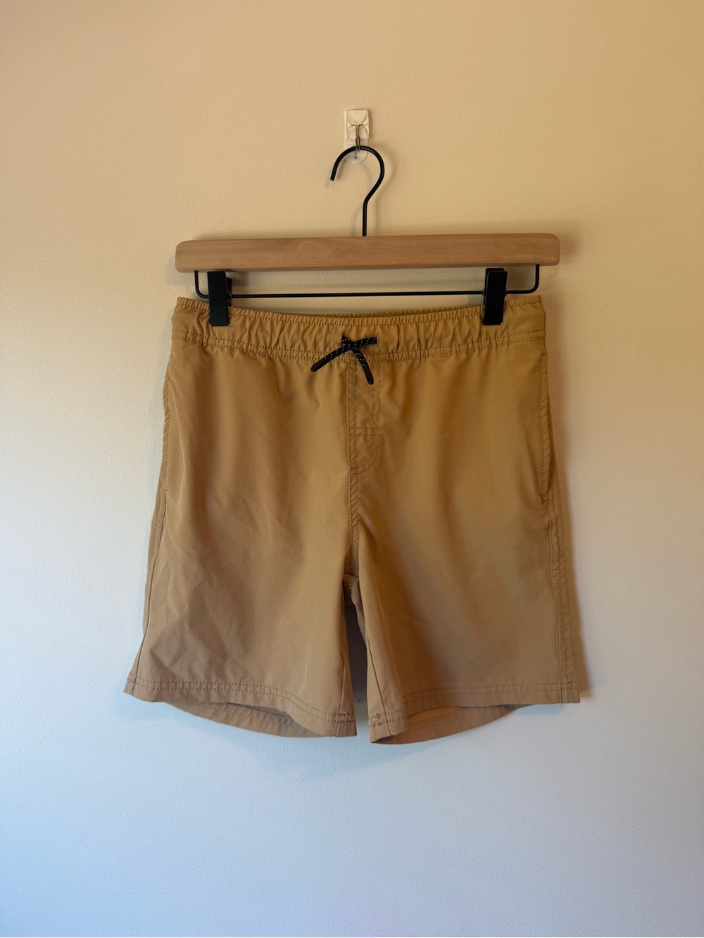 Boys Cat & Jack | Quick Dry Above The Knee Pull On Shorts | Tan Size L (10/12)
